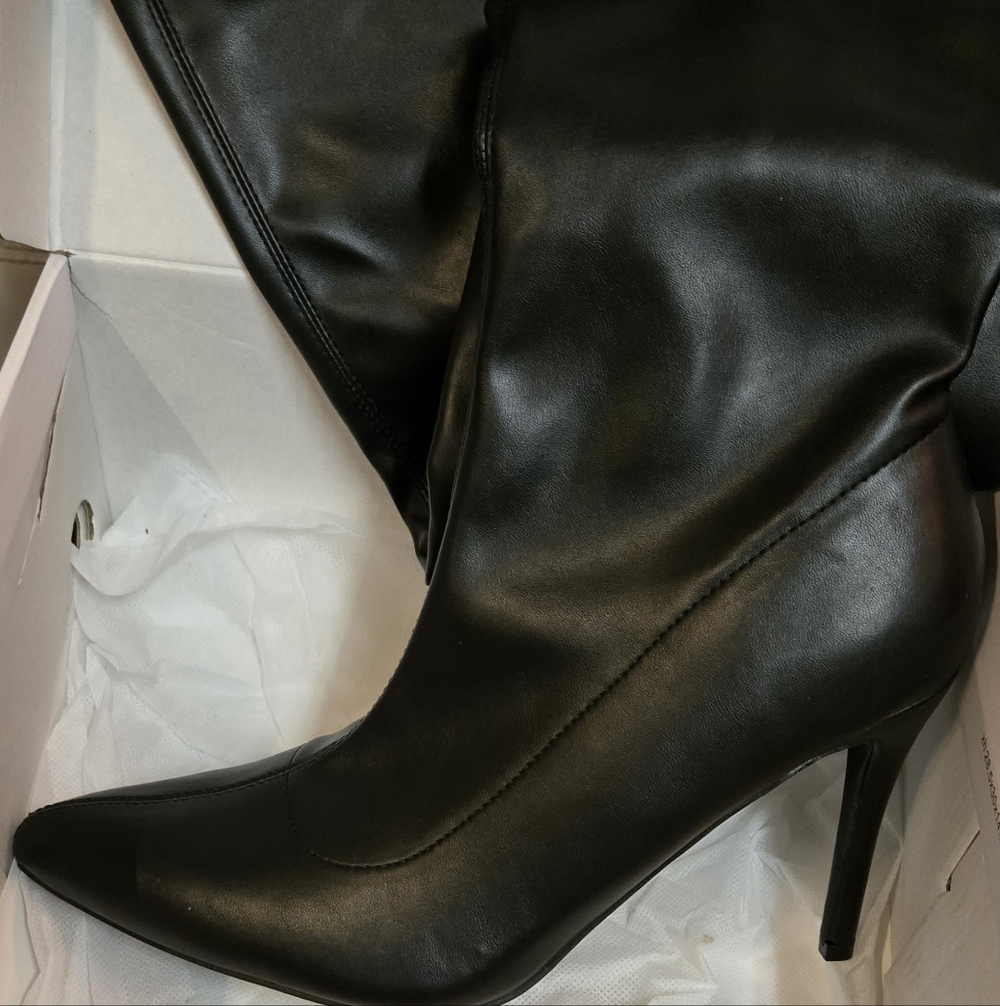 Dream Pairs Black Stiletto Over The Knee Boots - Women - Picture 2 of 7
